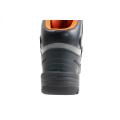 smooth cow leather construction safety shoes